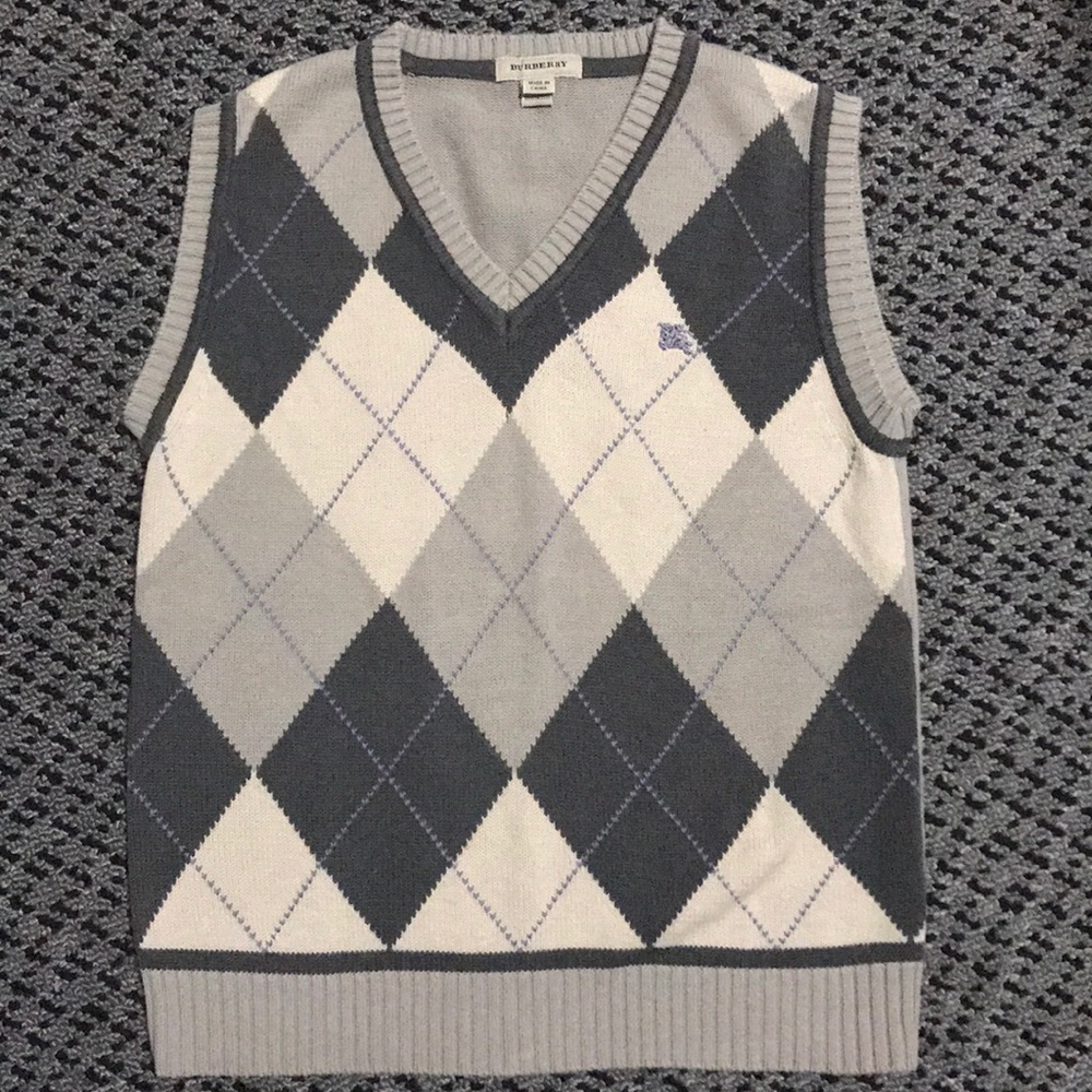 Burberry boys dress vest